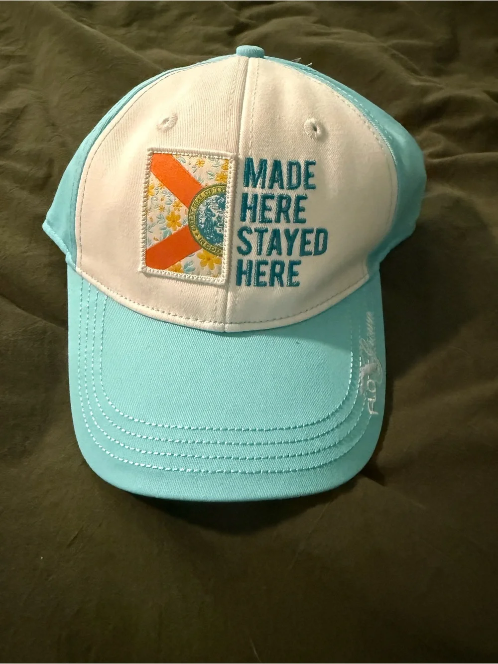 FloGrown Made Here Floral Women's Hat - Picture 2 of 4